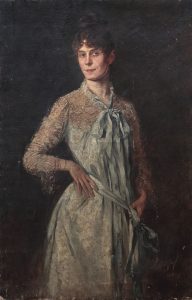 Berta Zuckerkanld. Painting of Vilma Elisabeth by Parlaghy Brochfeld (1886, public domain)
